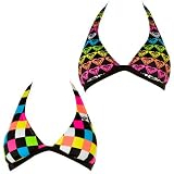 Roxy Venice Beach 70's Reversible Halter Bikini Top - Women's