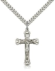 Crucifix Pendant, Sterling Silver