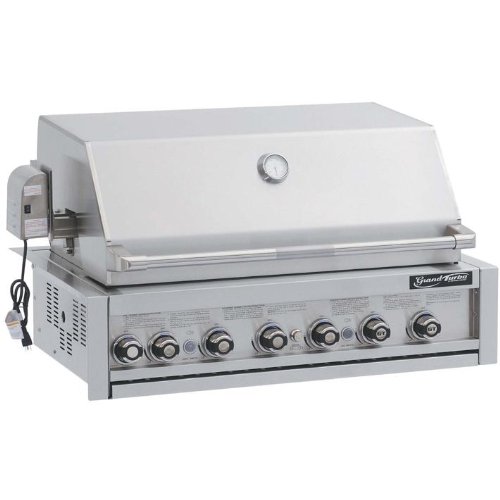 Grand Turbo By Barbeques Galore 38-inch Built-in Natural Gas Grill