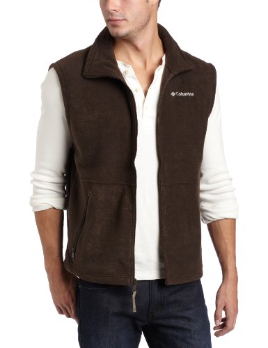 Columbia Mens Cathedral Peak Vest, Cordovan, X-Large