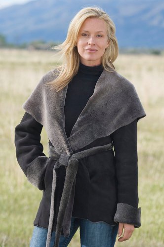 Womens Betty Shearling Sheepskin Coat