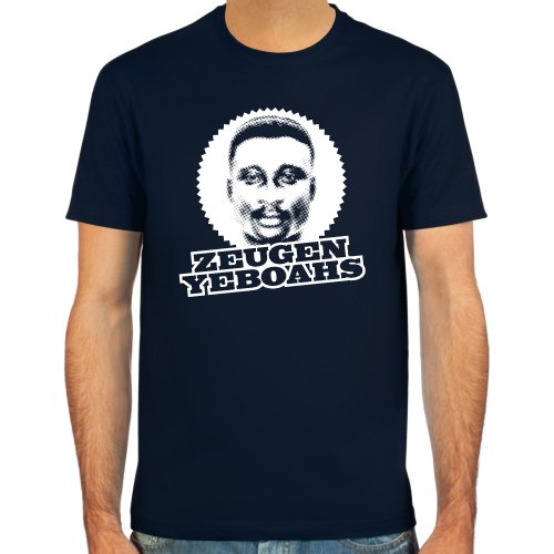 T-Shirt Anthony “Tony” Yeboah ::: Farbauswahl: skyblue, sand, deepred, schwarz, oliv oder navy ::: Fußball-Kult