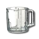 GLASS BLENDING JUG FOR BRAUN MULTISYSTEM FOOD PROCESSOR - K850, K1000 ETC..