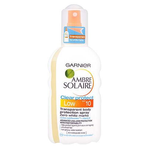 Garnier Ambre Solaire Clear Protect Niedrige Schutz LSF 10 200ml Preisvergleich