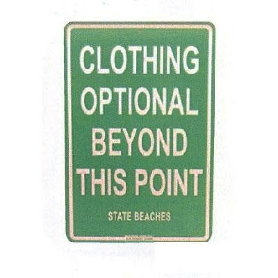 Seaweed Surf Co SF60 12X18 Aluminum Sign Clothing Optional State