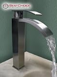 New 12 Bath Brushed Nickel Lavatory Vessel Sink Faucet European Design