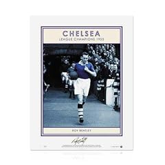 Roy Bentley signed photo - Chelsea League Champions 1955