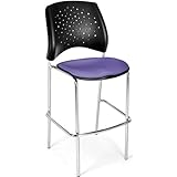 Stars & Moon Series Cafe Height Stack Chair - Fabric Seat - Stars