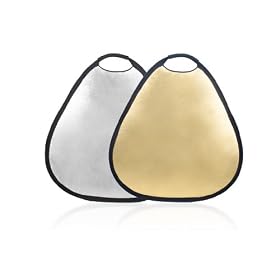 SPECIAL MART / 32 X 32 inch 2in1 Portable Photographic Studio Lighting Reflectors Silver&Gold with Carrying Bag