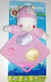 Kids Preferred Asthma Friendly Pink Hippo Rattle Teether Security Blanket Lovey