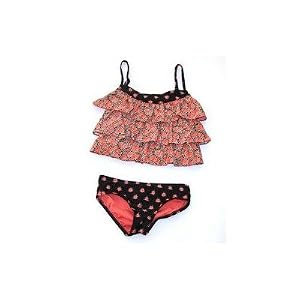 Little Marc Jacobs Lacey Garden - Triple Layer Tankini/Adjustable Strap