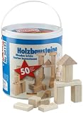 Eigenschaften Rossberg 50131 / Heros 50131 - Trommel mit 50 Hartholzbausteinen, natur