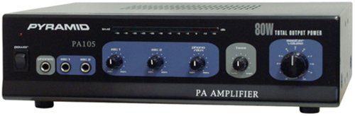 Best Price Pyramid PA105 Amplifier With Microphone Input (80-Watt)