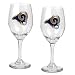 St Louis Rams 2 Piece NFL Wine Glass Set
