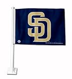 San Diego Padres SD Logo Car Flag
