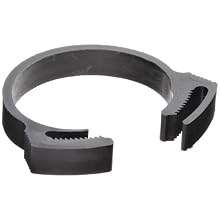 Tefen Acetal Snap Grip Hose Clamp, 18 mm Min Clamp ID, 20 mm Max Clamp ID, Pack Of 10