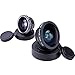 iPhone Lens for 6/6s/7 Plus, Fish Eye + Macro + Wide Angle 3 in 1 Clip-on Camera Lens Kit for Most Smartphones(Black)