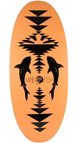 Sandfish Board Shoreskate Skimboard, Medium, Green/White/Orange
