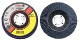 CGW ABRASIVES 42322 T-29 ZIRCONIA ALUMINUM FLAP DISC 4 1/2 - GRIT 40