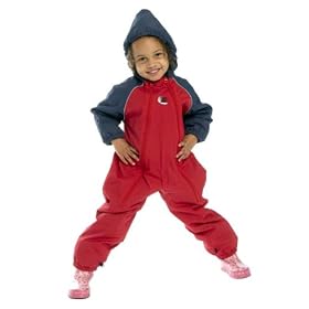 Bushbaby Hot Tot Snowsuit Red/Navy 1-2yrs