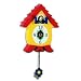 HeadsUp Design CluckCoo Clock, Cuckoo Type Clock, Chicken Character