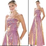 Formal Evening Gown. Strapless Aline Ball Gown Dress for for Ball Gown Evening, Formal, Prom, Party, Wedding by Sean Collection (246)
