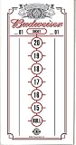 Budweiser Mini Dry Erase Scoreboard