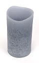 Enjoy Lighting 372621 Blue Distressed Ocean Water Scented Wax LED Pillar Candle, 3-Inch by 4-Inch