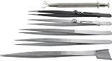 SE - Tweezers Set - Diamond, 6 Pc - TW2-407