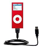 Klassisches USB Kabel fr Apple iPod Nano 8GB mit Hot Sync und aufladen Einsatzmglichkeiten - von Gomadic mit TipExchange Technology