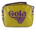 Gola Yellow Purple Retro Redford Shoulder Record Bag