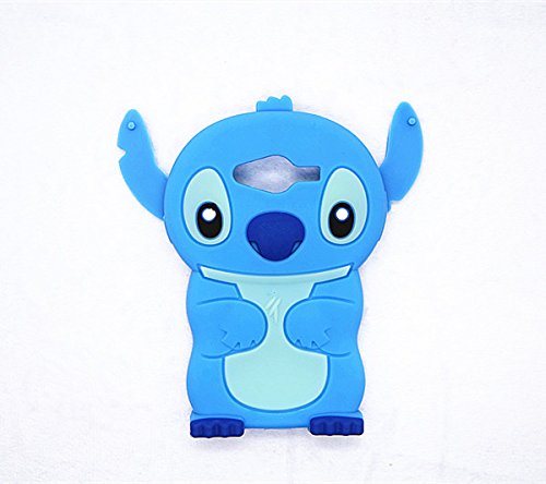 3D Blue Stitch & Lilo Soft Silicone Case Cover For Smart Mobile Phones (Samsung Galaxy Avant/G386T)