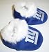 New York Giants NFL Baby Bootie Slippers - Toddler (9-12 Months)