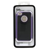 Slim Fit Case for AT&T, Sprint, Verizon iPhone 4/4S (Purple/White)