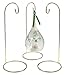 BANBERRY DESIGNS Gold Christmas Ornament Stands - Set of 4 - Large 11-inch Ornament Holders - Gold Christmas Display Stands