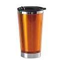 Farberware 16 oz Stainless Steel Red Mug
