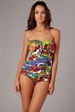 Nanette Lepore Papillion Bandeau Tankini Top
