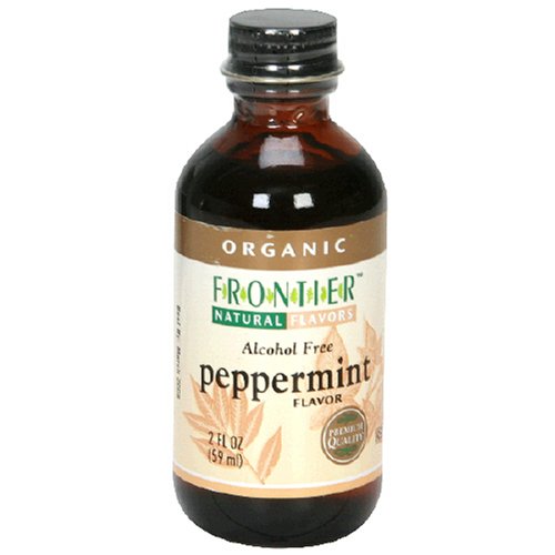Frontier Organic Peppermint Baking Flavor, 2-Ounce Bottle (Pack of 6) by Frontier