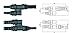 RENOGY Branch Connectors Solar MC4 Connectors Y connector in Pair MMF+FFM