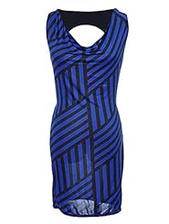 Geometric Print Scoop Neck  Dress