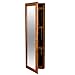 SEI Wall-Mount Jewelry Armoire with Mirror, Oak