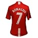 Cristiano Ronaldo Signed Manchester United Shirt - Premiership Home Kit 2007-09 Silver