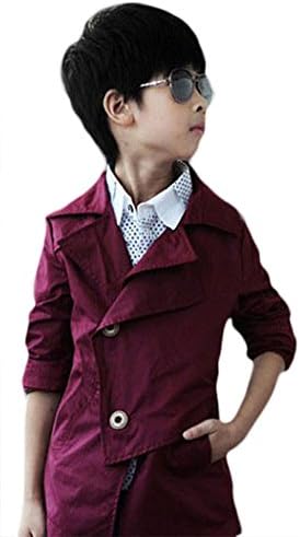 CK sky Boy's autumn overcoats &amp; jackets winter trench outwear 8 Wine