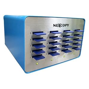 SD Duplicator 20 Target with mini SD & microSD Adaptors by Nexcopy