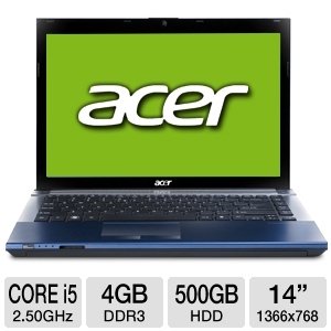 Acer Aspire TimelineX AS4830TG-6808 14-inch Laptop (Cobalt Blue)