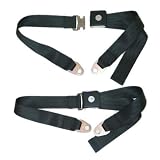 1963-67 Corvette Seat Belt Replacement Black by Chevrolet
