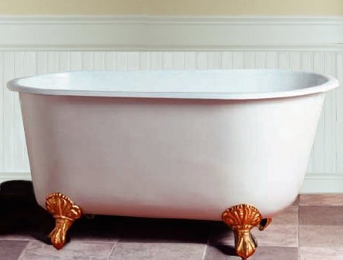 53 inch Swedish Rolled Clawfoot Tub