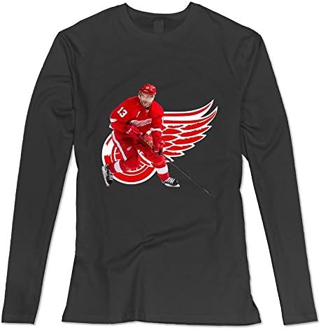 Koala Women's Detroit Red Wings Long Sleeve T-shirts Black Size XXL