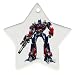 Star Ornament (2-Sided) of Transformers Optimus Prime Standing at the Ready