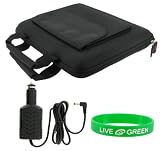 41KfJhXDFdL. SL160  Dell Inspiron Mini IM10 2864 10.1 Inch Netbook Cube Carrying Case with 12v Car Charger   Black